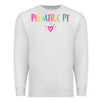 Oatmeal Heather Pediatric PT Physical Therapy Office Staff Appreciation Gift Premium Sweatshirt - trangStudio