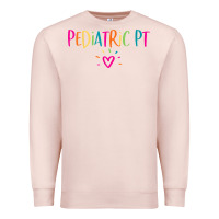 Pale Pink Pediatric PT Physical Therapy Office Staff Appreciation Gift Premium Sweatshirt - trangStudio