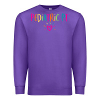 Purple Pediatric PT Physical Therapy Office Staff Appreciation Gift Premium Sweatshirt - trangStudio