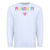 White Pediatric PT Physical Therapy Office Staff Appreciation Gift Premium Sweatshirt - trangStudio
