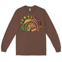 Chestnut mardi gras rainbow Long Sleeve Tee - OliviaCreatesArt