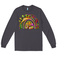 Smoke mardi gras rainbow Long Sleeve Tee - OliviaCreatesArt