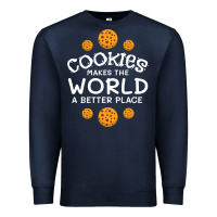 Navy funny cookie lover baking cookies baker candy gift Premium Sweatshirt - trangStudio