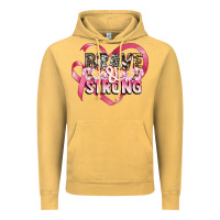 Vintage Mustard brave and strong cancer awareness Vintage Hoodie - CowGirlArtShop