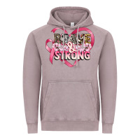 Vintage Zinc brave and strong cancer awareness Vintage Hoodie - CowGirlArtShop