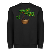 Black Guava Tree Bonsai Illustrations Heavyweight Sweatshirt - LillyAllenDesigns