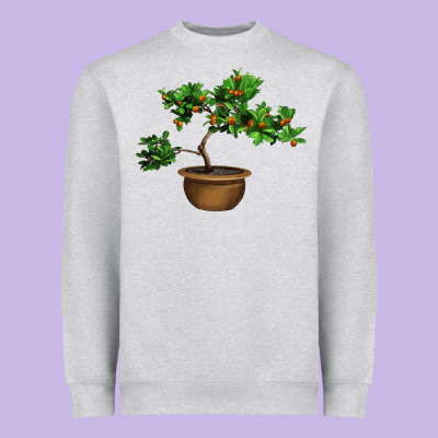 Guava Tree Bonsai Illustrations Heavyweight Sweatshirt Designed By Lillyallendesigns