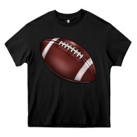 Black football Heavy Core Tee - BarkalooDesign