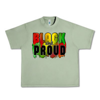 Oil Green black and proud Urban Heavy Tee - CowGirlArtShop