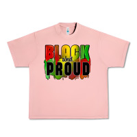 Salmon black and proud Urban Heavy Tee - CowGirlArtShop