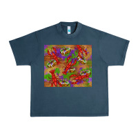 Midnight Navy mardi gras crawfish king cake Urban Heavy Tee - RanaPortraitStore