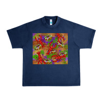 Navy mardi gras crawfish king cake Urban Heavy Tee - RanaPortraitStore