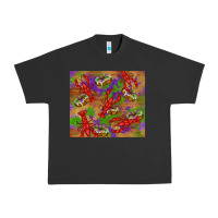 Pigment Black mardi gras crawfish king cake Urban Heavy Tee - RanaPortraitStore