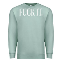 Seafoam F It Period Dot Premium Sweatshirt - trangStudio