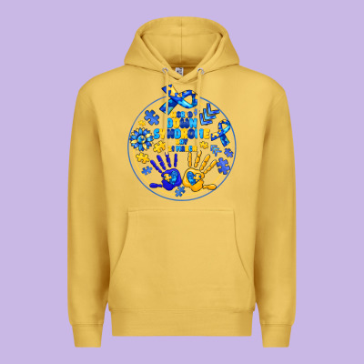 World Down Syndrome Day Premium Hoodie Designed By Cowhidedigitalart