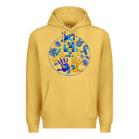 Antique Gold World Down Syndrome Day Premium Hoodie - CowhideDigitalArt