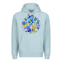 Blue Mist World Down Syndrome Day Premium Hoodie - CowhideDigitalArt