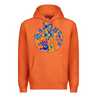 Carrot World Down Syndrome Day Premium Hoodie - CowhideDigitalArt
