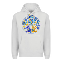 Dove Grey World Down Syndrome Day Premium Hoodie - CowhideDigitalArt