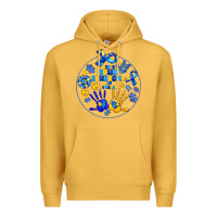 Mustard World Down Syndrome Day Premium Hoodie - CowhideDigitalArt