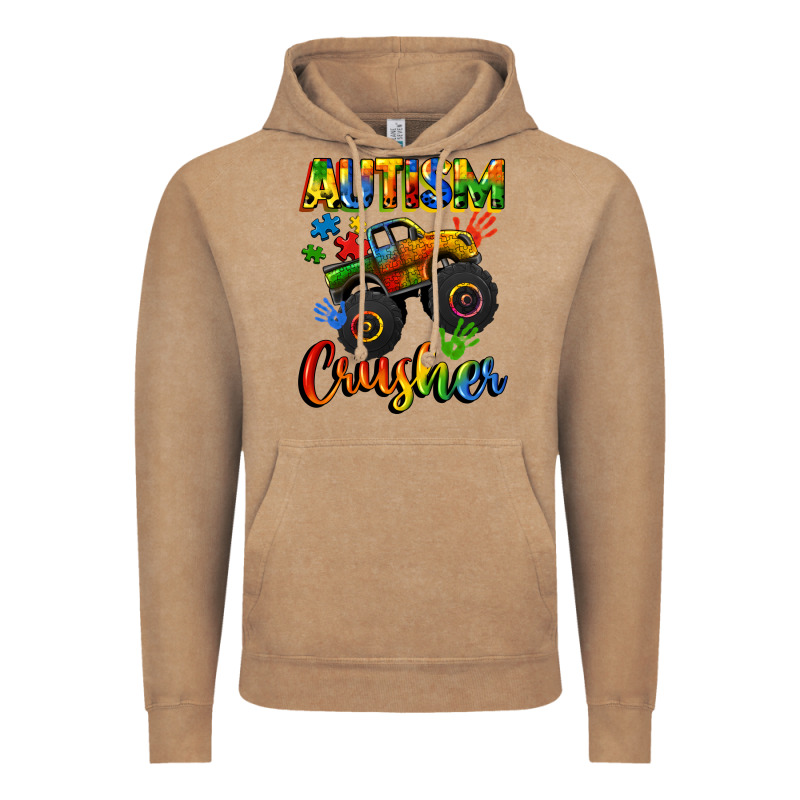 Autism Crusher Vintage Hoodie by CowGirlArtShop | Teevron