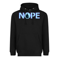 Black NOPE  Blue Magic  Island Mana Symbol Heavyweight Hoodie - trangStudio