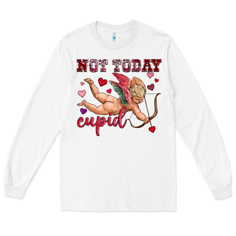 Not Today Cupid Long Sleeve Tee by OliviaCreatesArt | Teevron