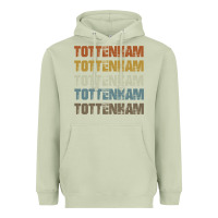 Matcha Retro Vintage Tottenham London Heavyweight Hoodie - trangStudio