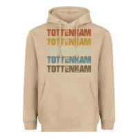 Mushroom Retro Vintage Tottenham London Heavyweight Hoodie - trangStudio