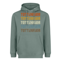 Sage Retro Vintage Tottenham London Heavyweight Hoodie - trangStudio