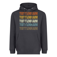 Smoke Retro Vintage Tottenham London Heavyweight Hoodie - trangStudio