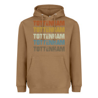 Toasted Coconut Retro Vintage Tottenham London Heavyweight Hoodie - trangStudio