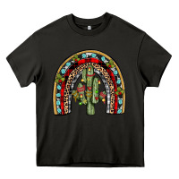 Asphalt christmas cactus rainbow Heavy Core Tee - JahusDesignShop