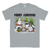 Heather Grey merry christmas gnomes Classic Tee - texasbilliewilder