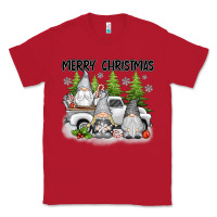 Red merry christmas gnomes Classic Tee - texasbilliewilder