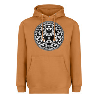 Meerkat M.C. Escher Circle Limit IV Heavyweight Hoodie - trangStudio
