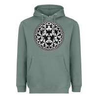 Sage M.C. Escher Circle Limit IV Heavyweight Hoodie - trangStudio