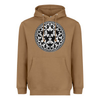 Toasted Coconut M.C. Escher Circle Limit IV Heavyweight Hoodie - trangStudio
