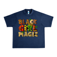 Navy black girl magic juneteenth Urban Heavy Tee - CowGirlArtShop
