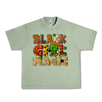 Oil Green black girl magic juneteenth Urban Heavy Tee - CowGirlArtShop