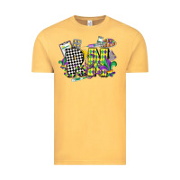 Vintage Mustard registered nurse mardi gras Vintage Tee - CowGirlArtShop