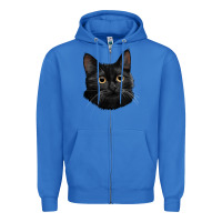 True Royal Bombay Cat Face Zipper Hoodie - LillyAllenDesigns