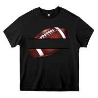 Black football name frame Heavy Core Tee - BarkalooDesign