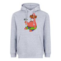 Heather Grey patrick the star gift Heavyweight Hoodie - trangStudio