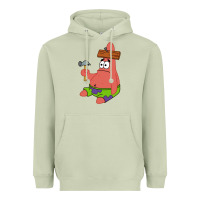 Matcha patrick the star gift Heavyweight Hoodie - trangStudio