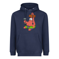 Navy patrick the star gift Heavyweight Hoodie - trangStudio