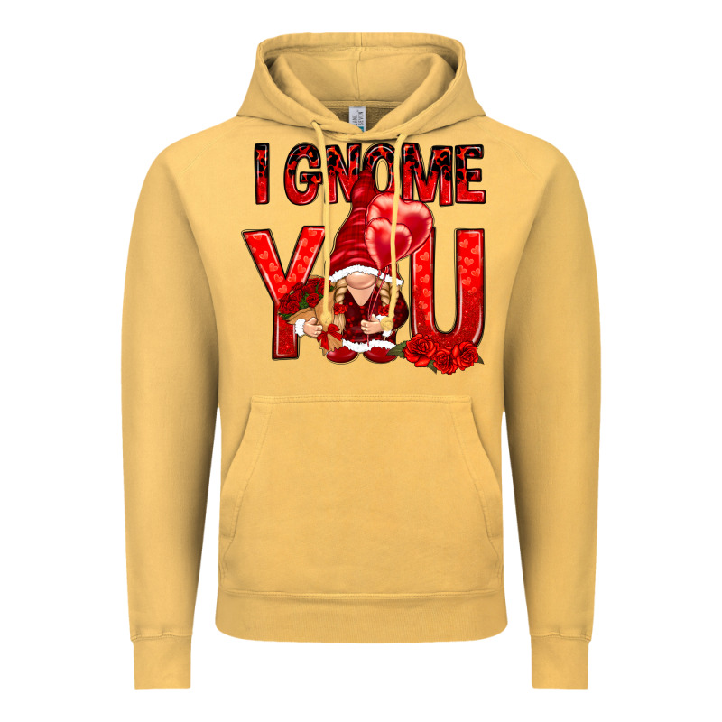 I Gnome You With Roses Valentine's Day Vintage Hoodie by HowdyJamesFarm | Teevron