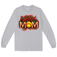 Moon Dust blessed softball mom lightbulb letters Long Sleeve Tee - OliviaCreatesArt