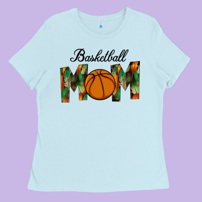 Basketball Mom Ladies Tee Designed By Bettercallsaul