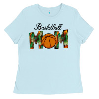 Baby Blue Basketball Mom Ladies Tee - Bettercallsaul